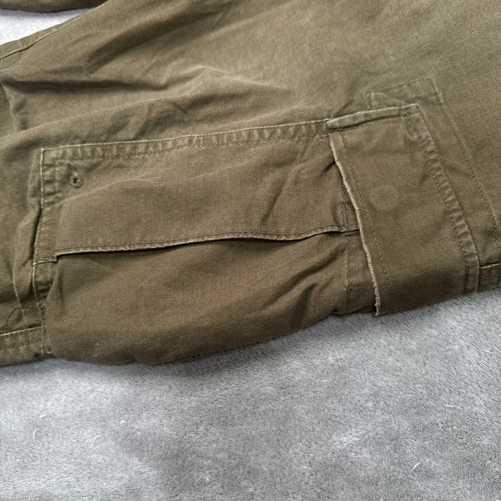Cremiux Cargo Pants Men 33x32 Olive Green Military Tactical Fatigue Paratrooper - Picture 6 of 16